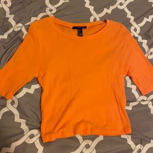 Forever 21 orange tee